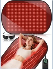 43 x 26 Red Light Therapy Mat for Body, 580 LEDs Near Infrared Light Therapy ...