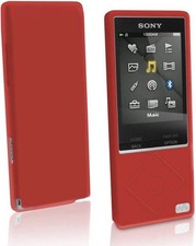 Red Silicone Soft Fitted Case/Skin for Sony Walkman NW-A25