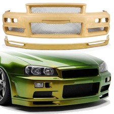 Modelodrive Frp Nism Rt Front Bumper 2dr Coupe For Skyline R34 Gtr Nissan 99-