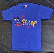 Vintage 90s Walt Disney World T-shirt Made In USA. Size Small. NWT