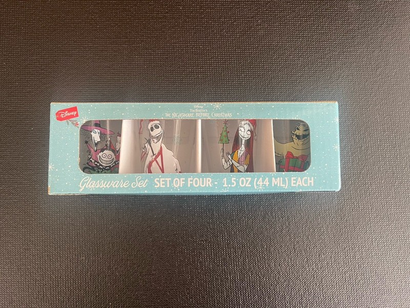 A Nightmare Before Christmas  shot glasses, set of 4 New