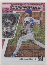 2021 Panini Donruss Dominators Pink Fireworks Jacob deGrom #DOM2 4z8