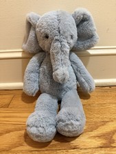 Bobbie Elly Jellycat London Elephant Plush Great Condition 14" Retired Snugglet