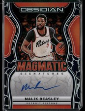 2024-25 Panini Obsidian #MS-MBD Malik Beasley Magmatic Signatures #/149