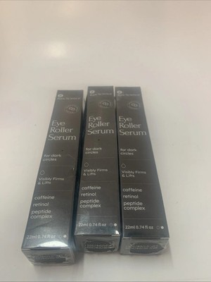 THREE Raw Science Eye Roller Serum Caffeine Retinol Peptide Complex-.74oz 1/27