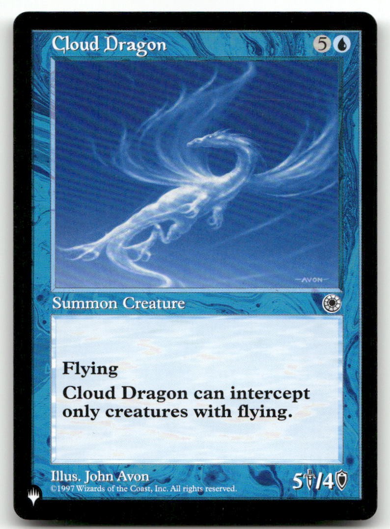 Cloud Dragon (LP) Portal POR Magic MTG