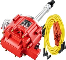 HEI Distributor 65K Coil with Spark Plug Wires 9000RPM, HEI Distributor for