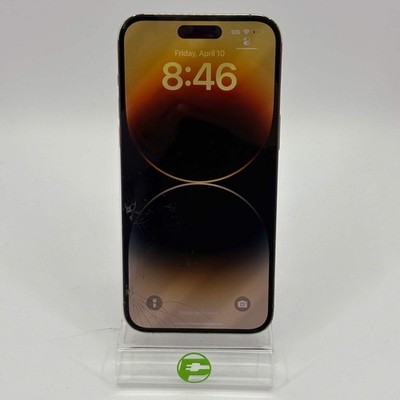 Broken Unlocked Apple iPhone 14 Pro Max 256GB 18.1.1 MQ8V3LL/A READ