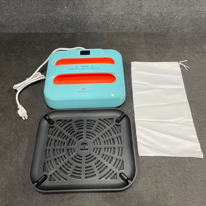 MECOLOUR HP5 Heat Press Machine 850W, Sky Blue