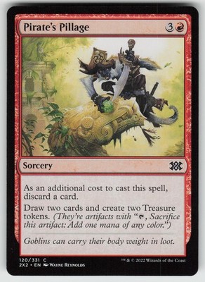 Pirate's Pillage 120 Common Double Masters 2022 Magic: The Gathering LP
