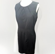 Ann Taylor LOFT Sheath Dress Womens 12P Black Sleeveless