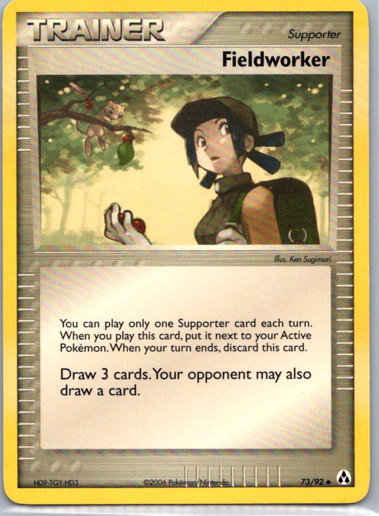 Pokemon TCG Fieldworker 73/92 Legend Maker NM