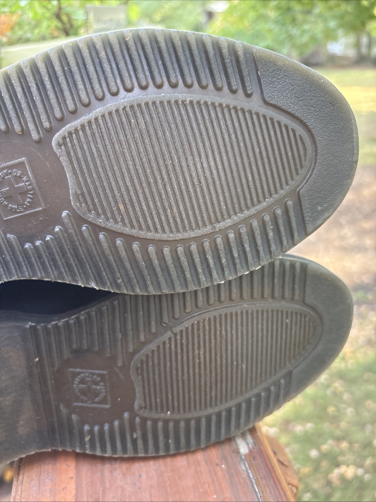 Doc Martens Womens Flora Smooth Black Leather Slip on Boots Size 7 thumbnail 11