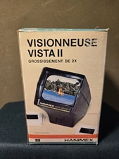 Vintage Hanimex Vista Viewer II Illuminated 2X Magnification