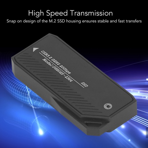M.2 To Type C NVMe SSD Enclosure USB Adapter 20Gbps ASM2364 NVMe Solid State NEW - Afbeelding 2 van 12