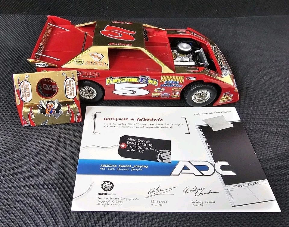 ADC Mike Duvall #5 Flintstones Flyer DW207M906 #312 350 РЕДКИЙ ограниченный выпуск  - Изображение 3 из 4