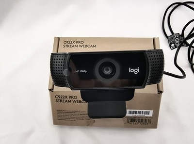 Logitech C922X Pro HD Stream Webcam 1080p@30 720p@60fps Stereo Microphone
