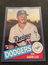 2020 Topps #85-92 Gavin Lux 1985 Topps Baseball 35th Anniversary Blue