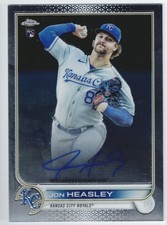 2022 Topps Chrome Jon Heasley Rookie RC Base Autograph #RA-JH Royals