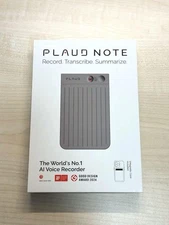 Plaud Note Ai Voice Recorder Black Meeting Recorder Interview Lecture Audio