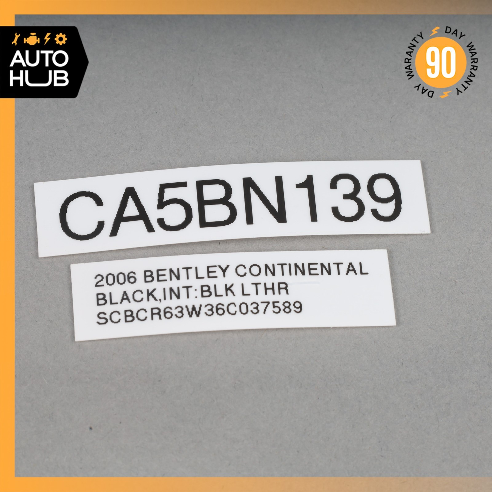 Bentley Continental GT Window Regulator Switch Front or Rear Right Side OEM