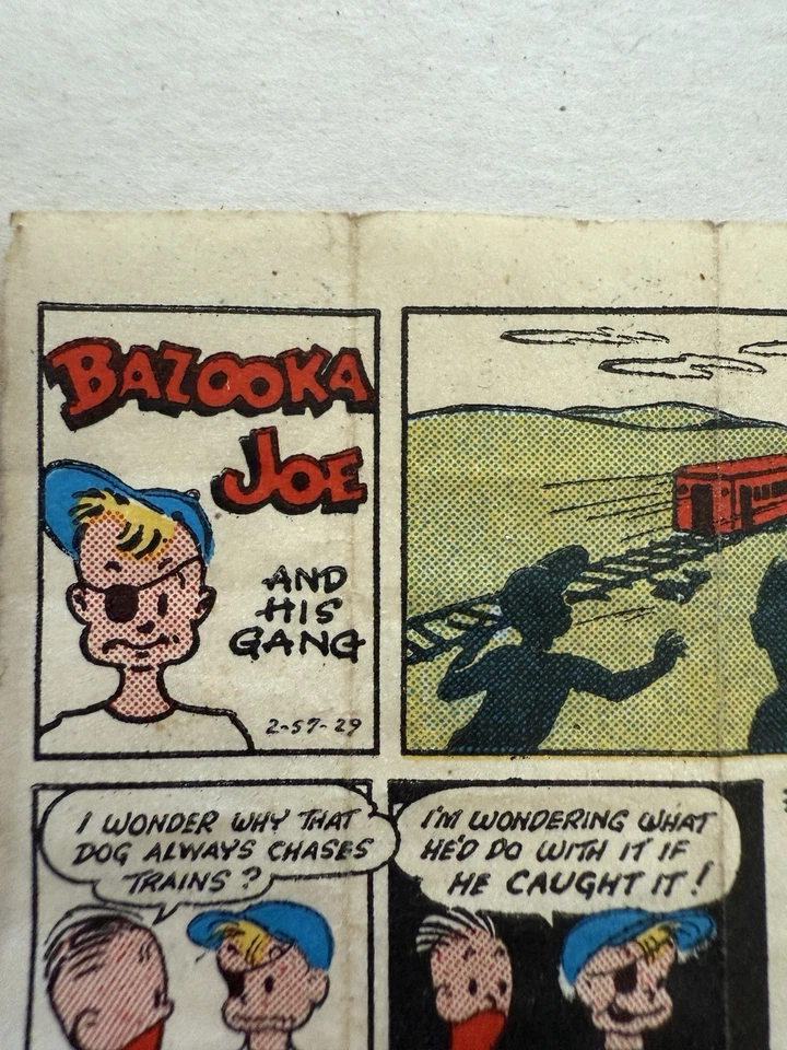 Lote de 6 cómics de 1957 de Bazooka Joe y su pandilla Foto 3 de 4