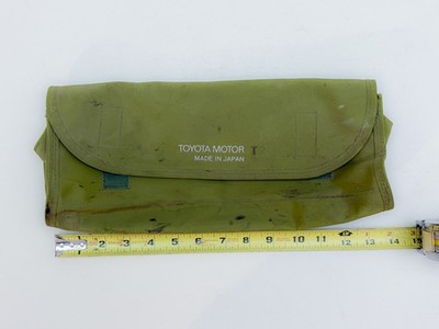 Vintage Japanese Toyota Motor Tool Pouch for Land Cruiser, Hilux