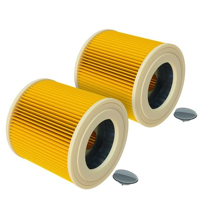 2 Patronenfilter für Kärcher K 2301 K 2000 K 2150 A 4000 Plus Staubsauger