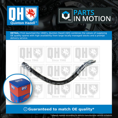 Brake Hose fits AUDI S4 B5 2.7 Rear 97 to 01 Hydraulic QH 8D0611775J 8D0611775G