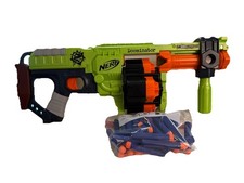 Nerf Zombie Strike Z-Strike Doominator Dart Gun Shotgun Tested Works 31 Darts