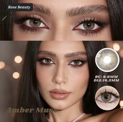 Amber Muse   Braune Kontaktlinsen   Jahreslinsen   Gratis Behälter