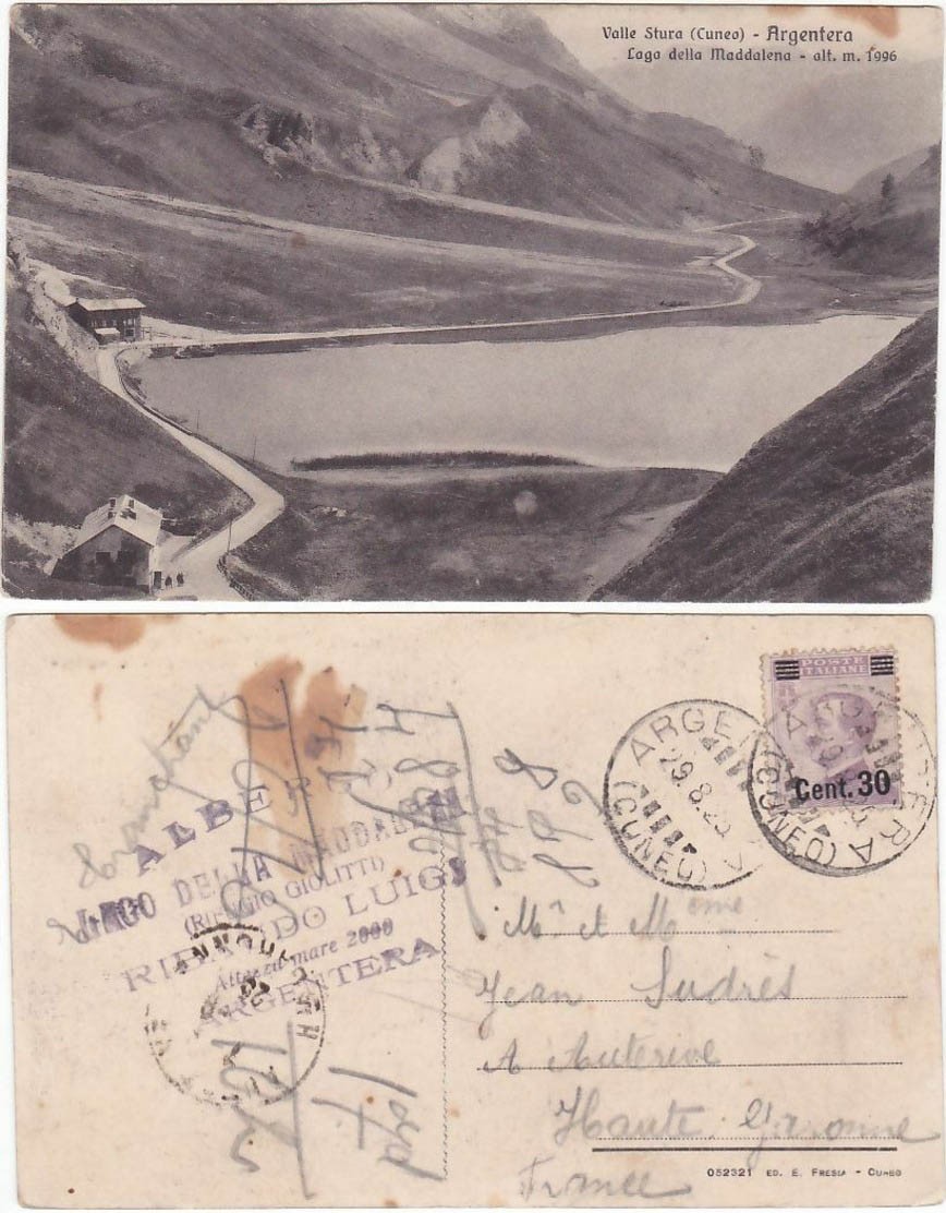 ARGENTERA - VALLE STURA - CUNEO - LAGO DELLA MADDALENA - VIAGG. -79077-