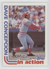 1982 Topps In Action Wrong Back (In Back) Dave Concepcion George Foster 0h1