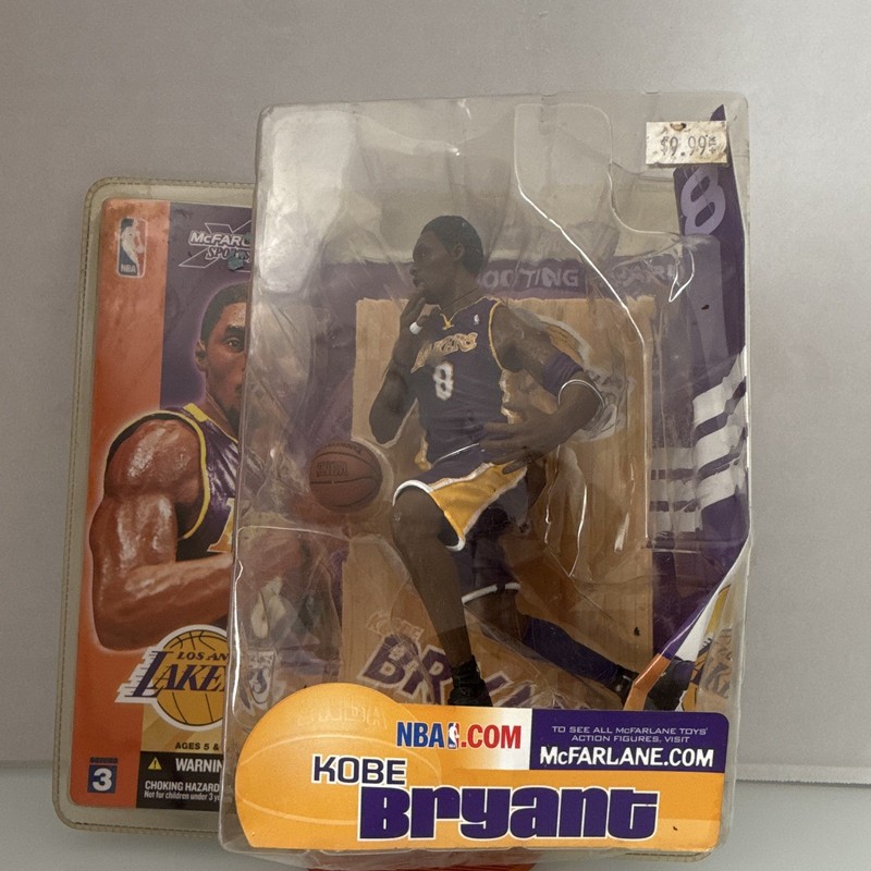 McFarlane Toys Sports Picks Kobe Bryant Lakers NBA Series 3 Figure Unopened