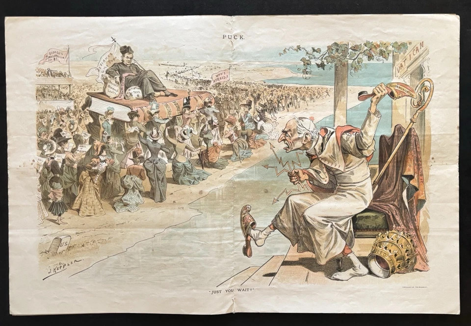 PUCK MAGAZINE - JUNE 22, 1887 - HUMOR & SATIRE - Image 4 of 4