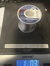 Amerway Sapphire 60/40 Solder for Stained Glass - .125” dia. (1 lb. spool)