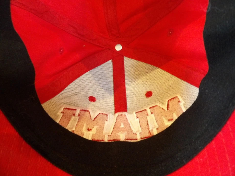 THE GAME NCAA MIAMI OF OHIO REDHAWKS HOCKEY RED FLEX FITTED HAT OSFM - Image 4 of 4