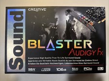 Creative Sound Blaster Audigy FX 5.1 PCIe Audio Card with High Performance Headp