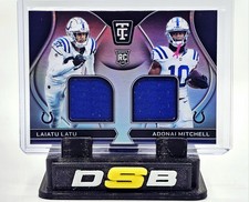 2024 Totally Certified #RDS-IND Laiatu Latu, Adonai Mitchell (RC) Dual-Patch