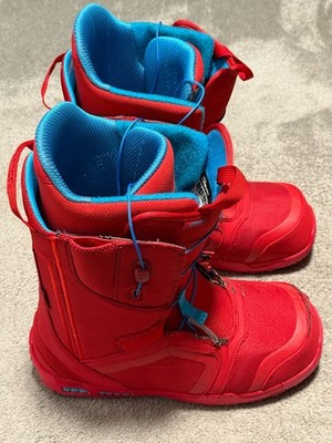 Men's Burton Ambush Snowboard Boots Size 14 Red/Blue