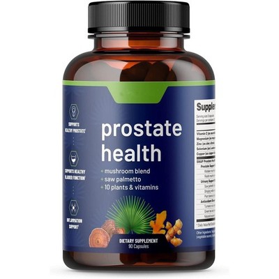 Prostate Health Kapseln Natürliche Unterstützung für Männer Wellness 60-Neu