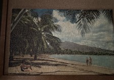 Tichnor Brothers Bouquet Tropical Beach  Wood...