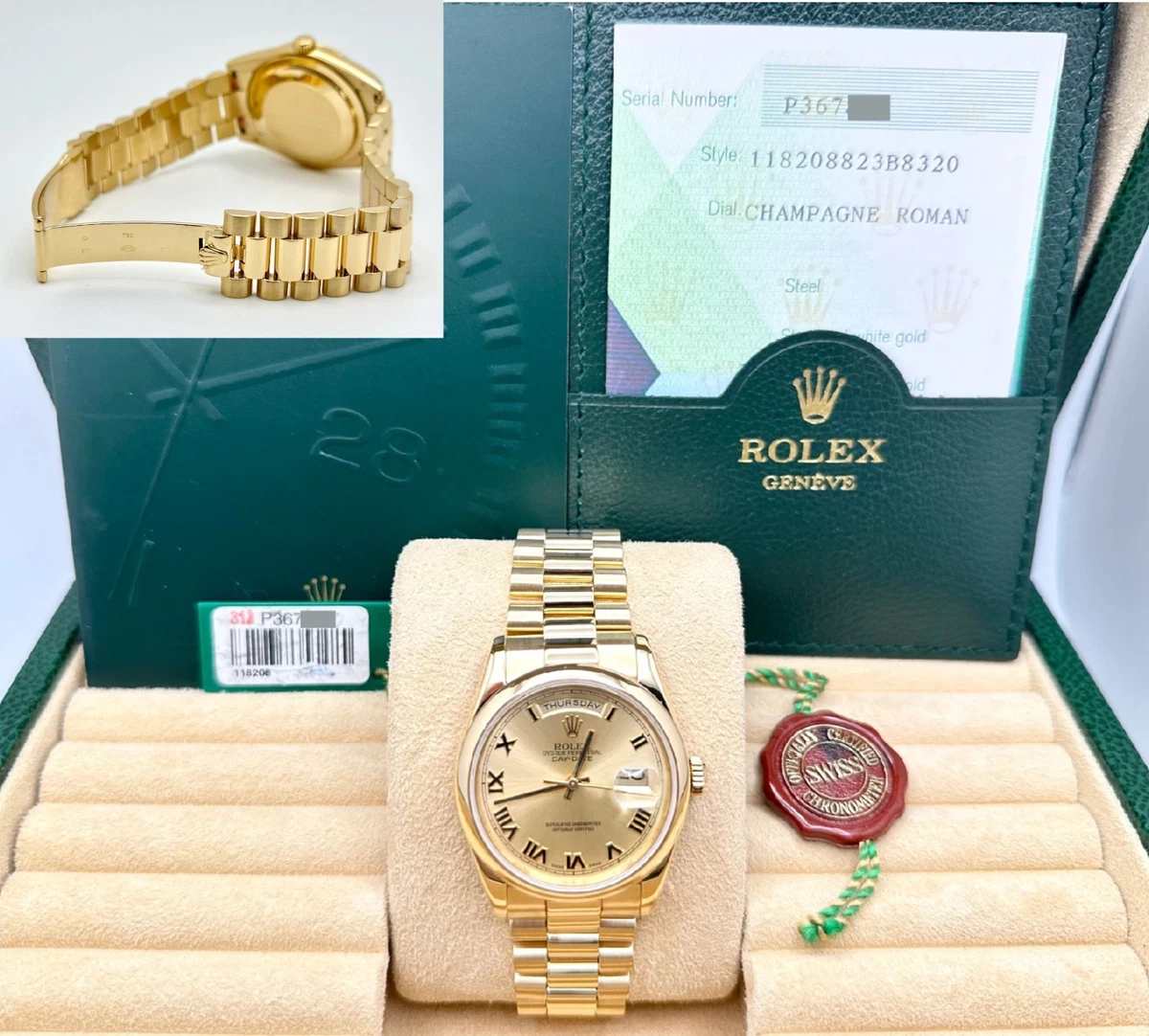 Rolex Day Date 118208 | eBay