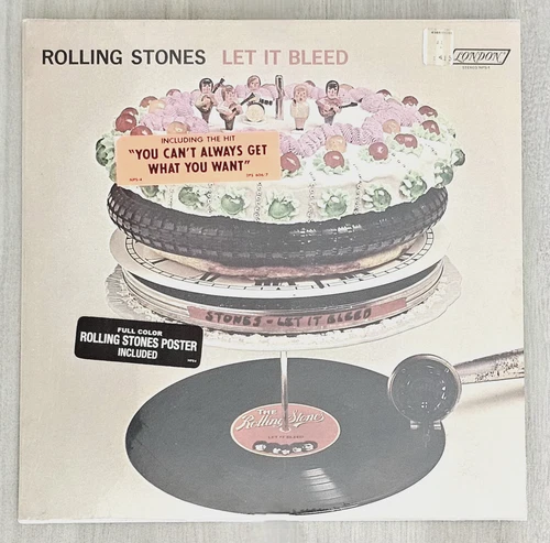 THE ROLLING STONES Let It Bleed STILL SEALED 1ST PRESSING  with 2 HYPE STICKERS