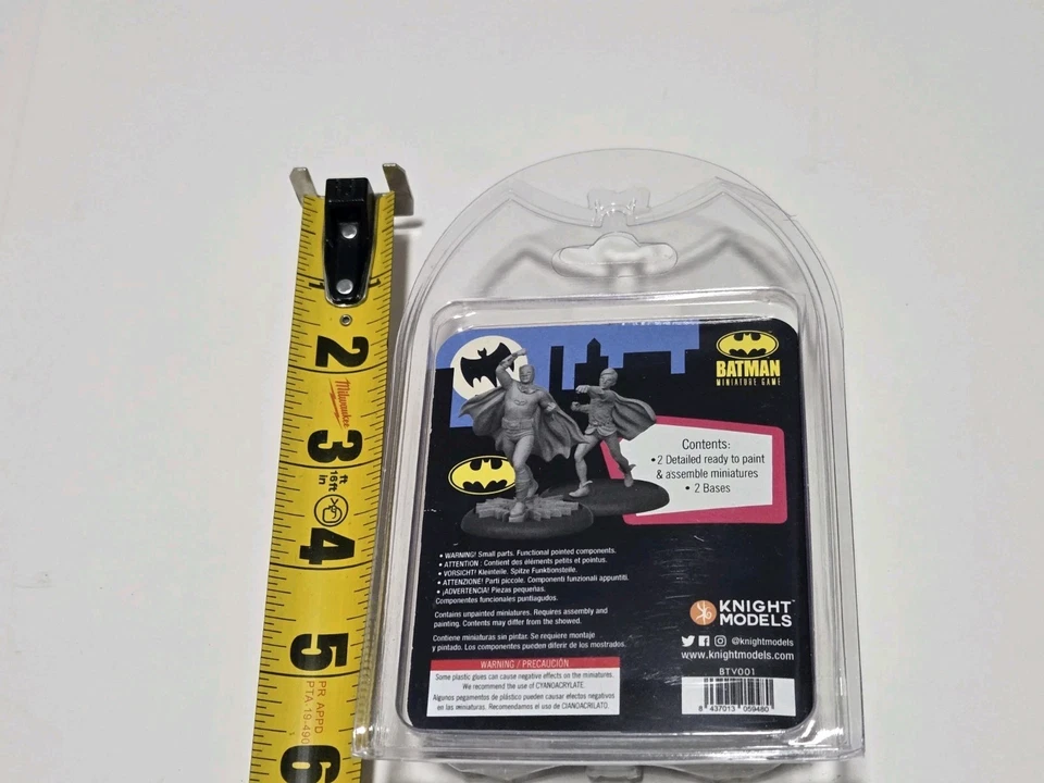 Batman Miniature Game Batman & Robin (Classic 60's TV Series) Knight Models NIB - Image 3 of 4