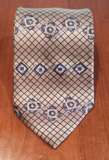 Henry Grethel Graphic Print Mens Tie 100 Silk Made in USA 57L 4W T-6