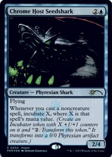 MTG Chrome Host Seedshark Foil NM Unique and Miscellaneous Promo Magic 4