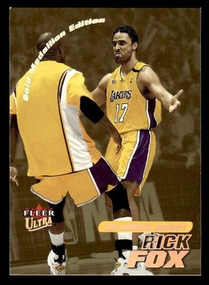 Rick Fox 2000-01 Ultra Gold Medallion #114G Los Angeles Lakers ESE