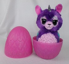 HATCHIMALS - WOW LLAMACORN - PURPLE 32 Inch With EGG Extends And Works Great 