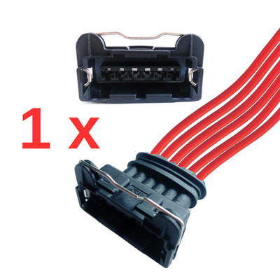 Car connector plug car - compatibel BOSCH EV1 6-pole with cable (1 x FEMALE)